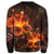 Hawaiian Hibiscus Fire Polynesian Sweatshirt - AH - Polynesian Pride