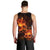 Hawaiian Hibiscus Fire Polynesian Tank Top - AH - Polynesian Pride