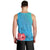 Hawaiian Hibiscus Flower Red Tank Top - AH - AH - Polynesian Pride