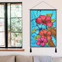 Hawaiian Hibiscus Flower Soulful Hanging Poster - AH - Polynesian Pride