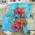 Hawaiian Hibiscus Flower Soulful Premium Blankets - AH - Polynesian Pride