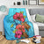 Hawaiian Hibiscus Flower Soulful Premium Blankets - AH - Polynesian Pride