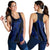 Hawaiian Hibiscus Memory Turtle Polynesian Racerback Tank Blue - AH Black - Polynesian Pride