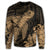 Hawaiian Hibiscus Memory Turtle Polynesian Sweatshirt Gold - AH - Polynesian Pride