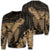 Hawaiian Hibiscus Memory Turtle Polynesian Sweatshirt Gold - AH Unisex Black - Polynesian Pride
