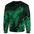 Hawaiian Hibiscus Memory Turtle Polynesian Sweatshirt Green - AH - Polynesian Pride