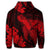 Hawaiian Hibiscus Memory Turtle Polynesian Hoodie Red - Polynesian Pride