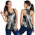 Hawaiian Hibiscus Memory Turtle Polynesian Racerback Tank White - AH Black - Polynesian Pride