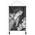 Hawaiian Hibiscus Memory Turtle Polynesian Hanging Poster White - AH Hanging Poster Cotton And Linen - Polynesian Pride
