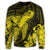 Hawaiian Hibiscus Memory Turtle Polynesian Sweatshirt Yellow - AH - Polynesian Pride