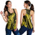 Hawaiian Hibiscus Memory Turtle Polynesian Racerback Tank Yellow - AH Black - Polynesian Pride