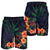 Hawaiian Hibiscus Palm Tree Background Polynesian Men's Shorts - AH - Polynesian Pride