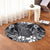 Hawaiian Hibiscus Plumeria And Pineapple Polynesian Round Carpet - AH - Polynesian Pride