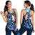 Hawaiian Hibiscus Plumeria Hula Girl Polynesian Racerback Tank - AH Black - Polynesian Pride