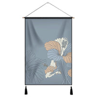 Hawaiian Hibiscus Polynesian Hanging Poster - AH Hanging Poster Cotton And Linen - Polynesian Pride