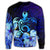 Hawaiian Hibiscus Tropical Deep Ocean Turtle Sea Sweatshirt - AH - Polynesian Pride