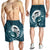 Hawaiian Hibiscus Turtle Polynesian Men's Shorts YinYang Style - AH - Polynesian Pride