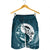 Hawaiian Hibiscus Turtle Polynesian Men's Shorts YinYang Style - AH - Polynesian Pride
