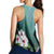 Hawaiian Hibiscus White Flower Gleeful Racerback Tank - AH - Polynesian Pride