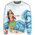 Hawaiian Hula Dance Cartoon Hibiscus Wave Sweatshirt - AH - Polynesian Pride