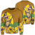 Hawaiian Hula Girl Monstera Hibiscus Polynesian Sweatshirt - AH Unisex Black - Polynesian Pride