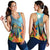 Hawaiian Hula Girl Sing In Aboriginal Village Aat Night Racerback Tank - AH Black - Polynesian Pride