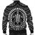 Hawaiian Kakau Honu Arc Polynesian White Bomber Jacket - AH - Polynesian Pride