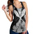 Hawaiian Kanaka Racerback Tank Hibiscus Polynesian Love - Gray - AH - Polynesian Pride