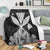 Hawaiian Kanaka Premium Blankets Hibiscus Polynesian Love - Gray - AH - Polynesian Pride