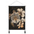 Hawaiian Kanaka Hibiscus Plumeria Mix Polynesian Turtle Hanging Poster - Orange - AH Hanging Poster Cotton And Linen - Polynesian Pride