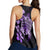 Hawaiian Kanaka Hibiscus Plumeria Mix Polynesian Turtle Racerback Tank - Violet - AH - Polynesian Pride