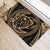 Hawaiian Kanaka Honu Hibiscus Tornado Polynesian Door Mat Gold AH - Polynesian Pride