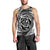 Hawaiian Kanaka Honu Hibiscus Tornando Polynesian Tank Top - AH Black - Polynesian Pride