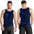 Hawaiian Kanaka Honu Hibiscus Tornando Polynesian Blue Tank Top - AH - Polynesian Pride
