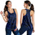 Hawaiian Kanaka Honu Hibiscus Tornando Polynesian Blue Racerback Tank - AH Black - Polynesian Pride