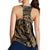 Hawaiian Kanaka Honu Hibiscus Tornando Polynesian Gold Racerback Tank - AH - Polynesian Pride