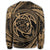 Hawaiian Kanaka Honu Hibiscus Tornando Polynesian Gold Sweatshirt - AH - Polynesian Pride