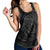 Hawaiian Kanaka Honu Hibiscus Tornando Polynesian Gray Racerback Tank - AH - Polynesian Pride