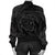 Hawaiian Kanaka Honu Hibiscus Tornando Polynesian Gray Bomber Jacket - AH - Polynesian Pride