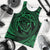 Hawaiian Kanaka Honu Hibiscus Tornando Polynesian Green Tank Top - AH - Polynesian Pride