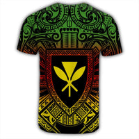 Hawaiian Kanaka Maoli Center Polynesian T Shirt - Polynesian Pride