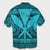 Hawaiian Kanaka Polynesian Tribal Hawaiian Shirt Reggae Color Blue AH - Polynesian Pride