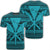 Hawaiian Kanaka Polynesian Tribal T Shirt Reggae Color Blue Unisex Black - Polynesian Pride