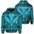 Custom Hawaiian Kanaka Polynesian Hoodie Tribal Reggae Color Blue Unisex Art - Polynesian Pride