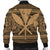 Hawaiian Kanaka Polynesian Tribal Bomber Jacket Reggae Color Gold AH - Polynesian Pride
