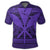 Hawaiian Kanaka Polynesian Tribal Polo Shirt Reggae Color Purple - Polynesian Pride