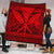 Hawaiian Kanaka Polynesian Tribal Premium Quilts Reggae Color Red AH - Polynesian Pride