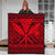 Hawaiian Kanaka Polynesian Tribal Premium Quilts Reggae Color Red AH - Polynesian Pride