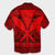 Hawaiian Kanaka Polynesian Tribal Hawaiian Shirt Reggae Color Red AH - Polynesian Pride