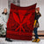 Hawaiian Kanaka Polynesian Tribal Premium Blankets Reggae Color Red AH - Polynesian Pride